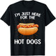 Funny Hotdog Women Kids Food Hot Dog Lovers Foodie T-Shirt - T-Shirt | Black