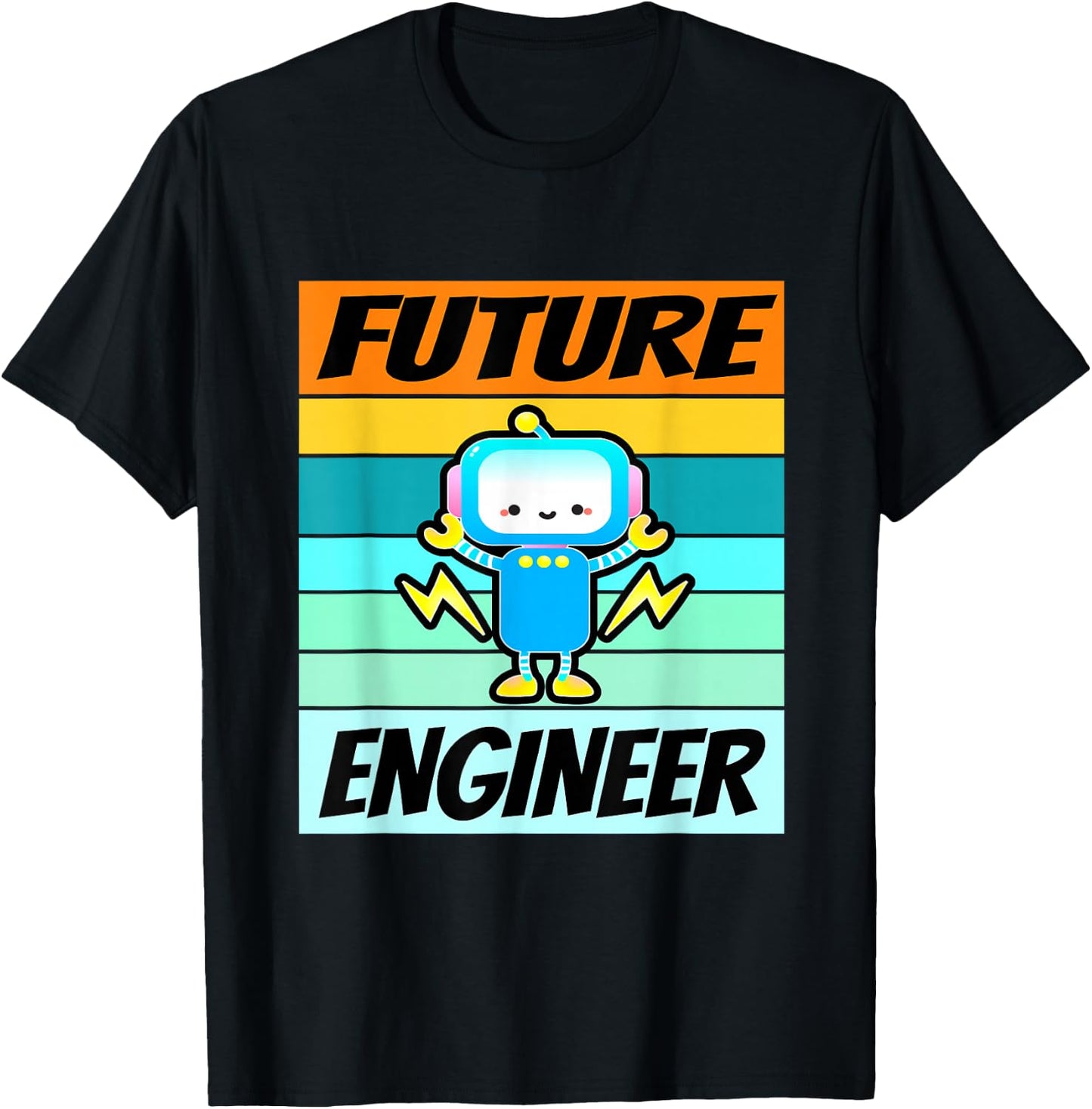 Future Engineer Shirt Boys Girls Software Engineering Kids T-Shirt - T-Shirt | Black