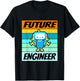 Future Engineer Shirt Boys Girls Software Engineering Kids T-Shirt - T-Shirt | Black