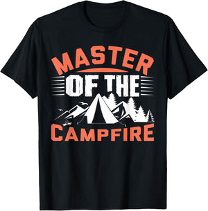 Master Of The Campfire T-Shirt - T-Shirt | Black