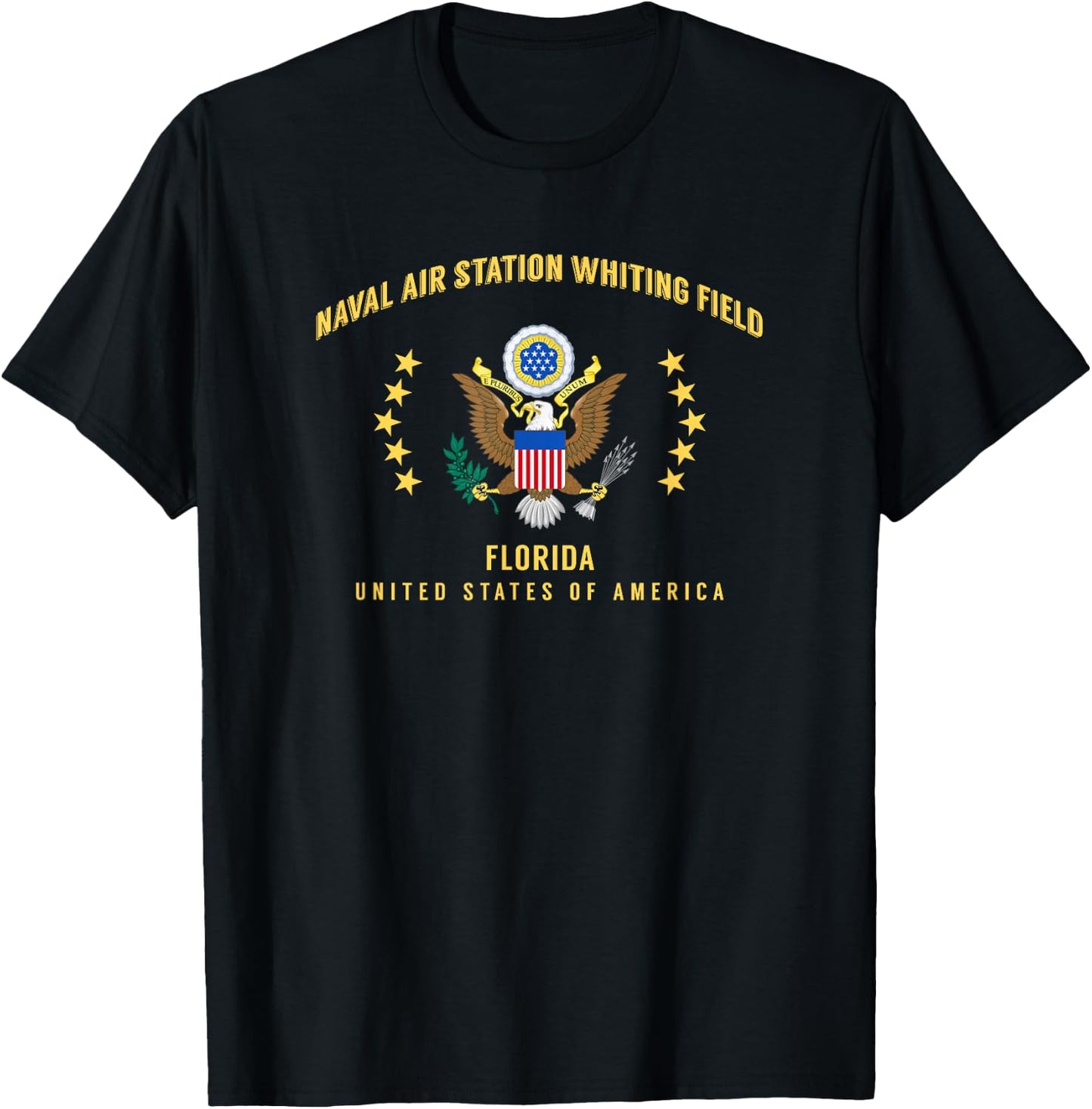 Naval Air Station Whiting Field T-Shirt - T-Shirt | Black