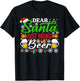 Dear Santa Just Bring Beer Shirt Funny Santa Christmas T-Shirt - T-Shirt | Black