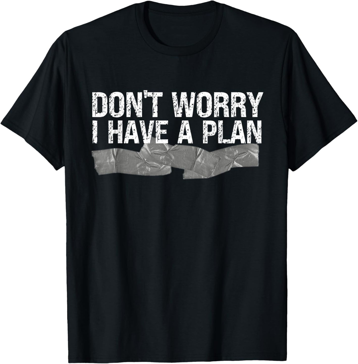 Funny Handyman Duct Tape DIY Jerry Rig Gift T-Shirt - T-Shirt | Black