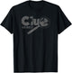 Clue Who Done It? Magnifying Glass Distressed Logo T-Shirt - T-Shirt | Black