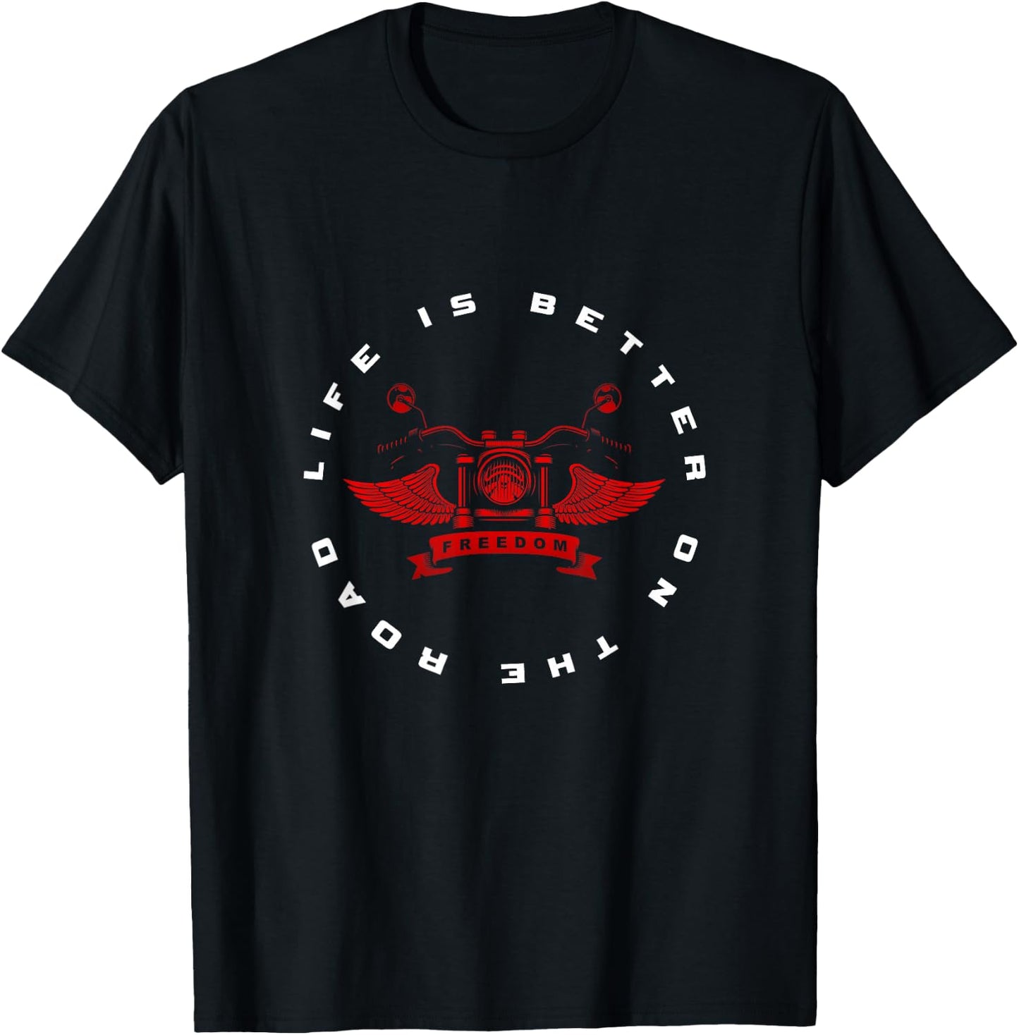 Motorcycle Apparel - Motorcycle T-Shirt - T-Shirt | Black