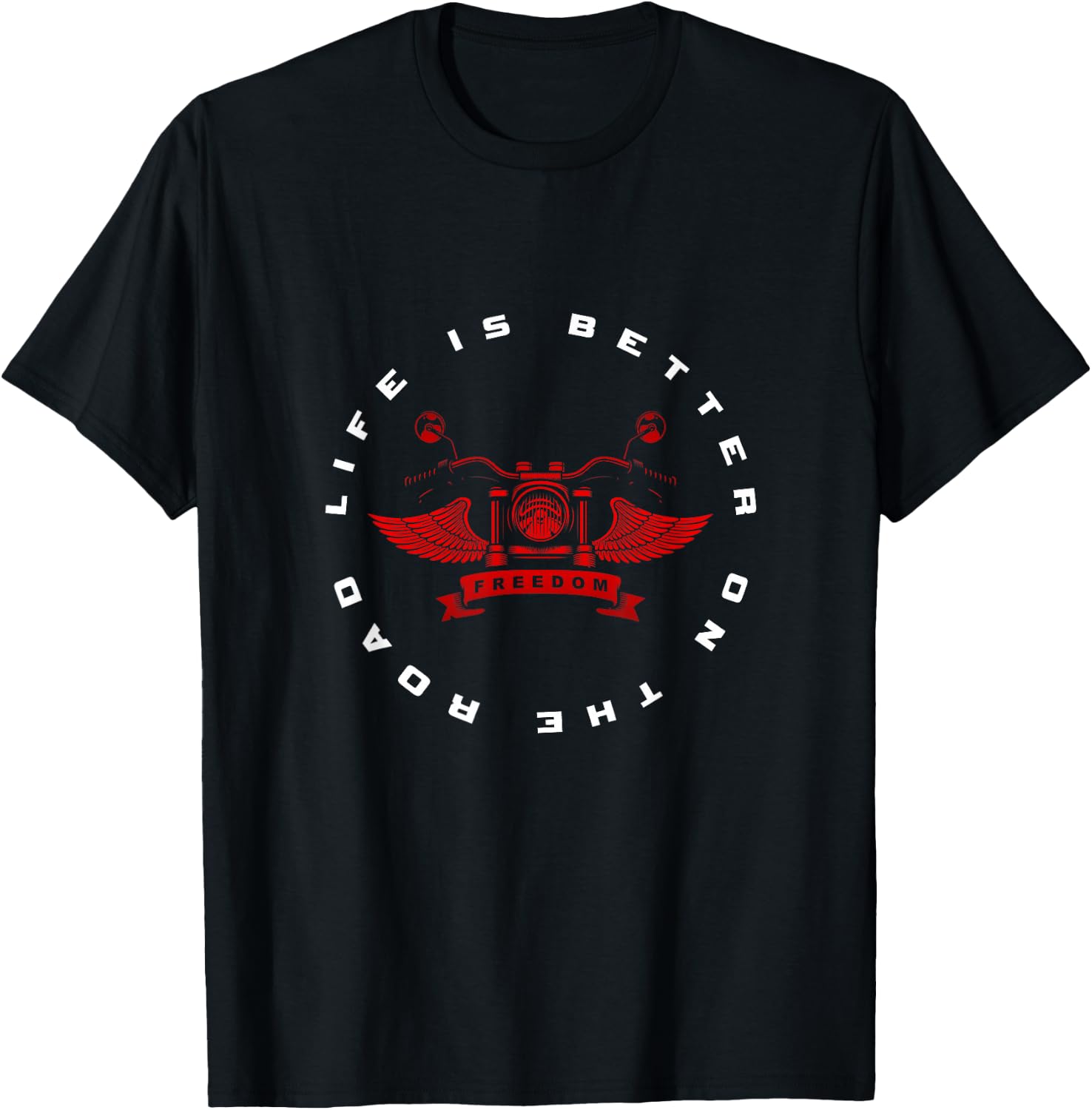 Motorcycle Apparel - Motorcycle T-Shirt - T-Shirt | Black