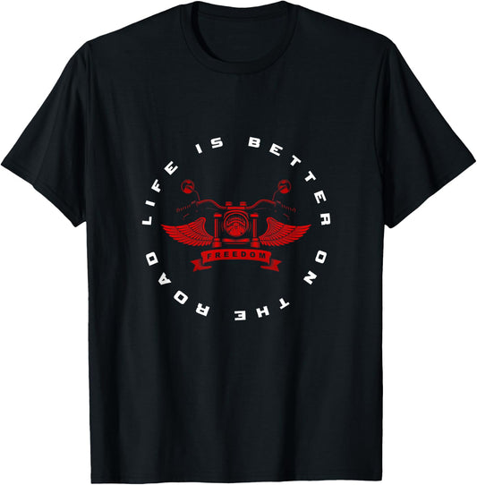 Motorcycle Apparel - Motorcycle T-Shirt - T-Shirt | Black