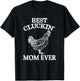 Best Cluckin Mom Ever Chicken Lover Women Girl Farm Retro T-Shirt - T-Shirt | Black