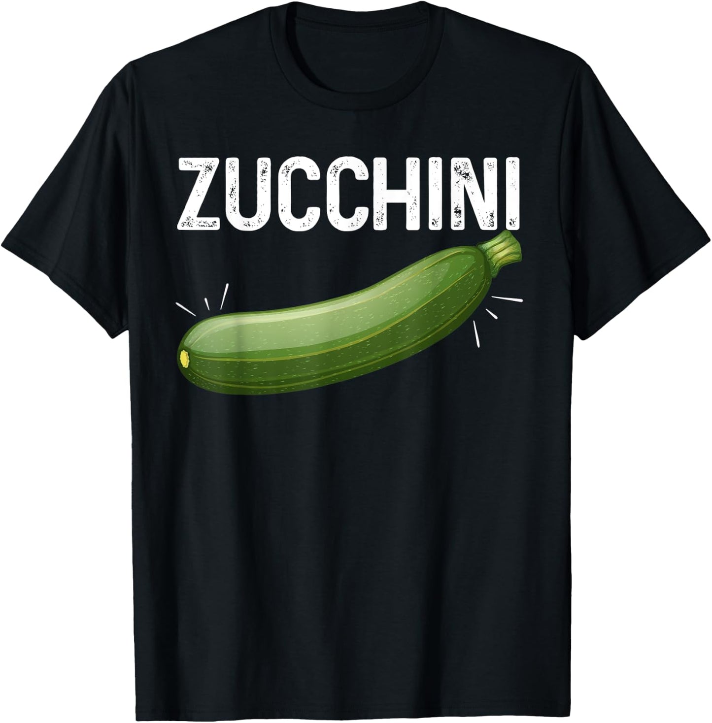 I Love Zucchini Organic Healthy Eating Zucchini Lovers T-Shirt - T-Shirt | Black