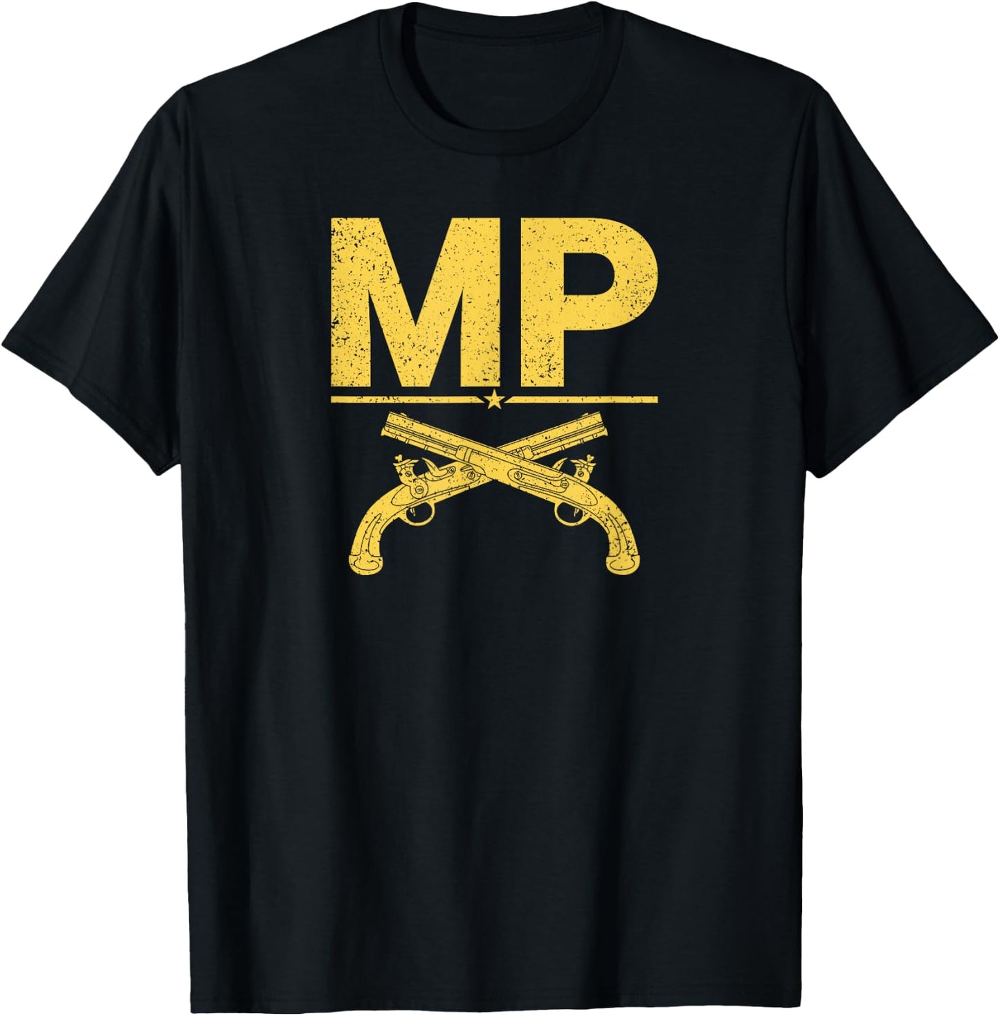 Mp Military Police Corps Us Army T-Shirt - T-Shirt | Black