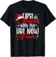 First Christmas With My Hot New Fiance Engaged Couple Xmas T-Shirt - T-Shirt | Black
