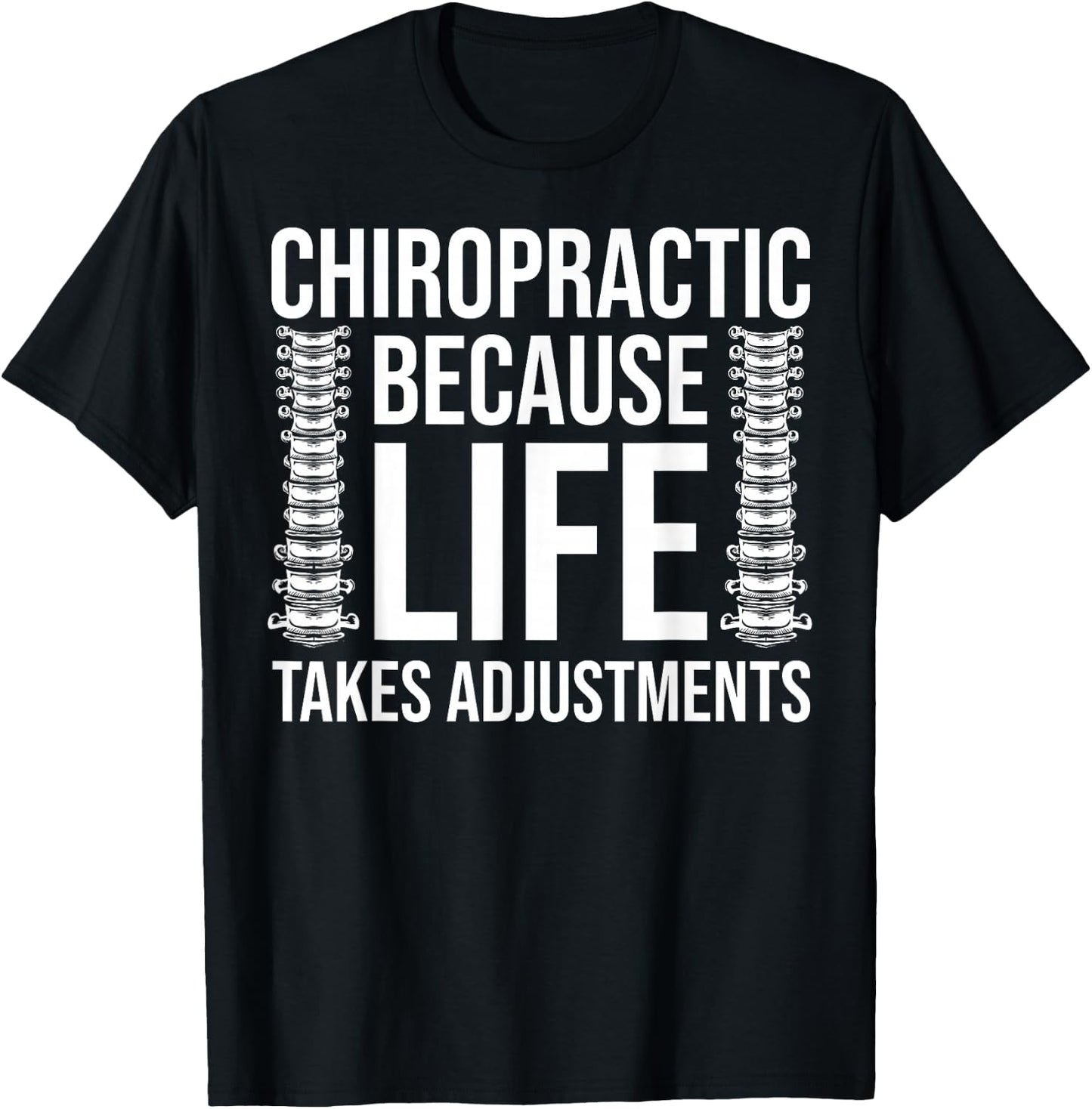 Funny Chiropractic Gift Women Chiropractic Assistant T-Shirt - T-Shirt | Black