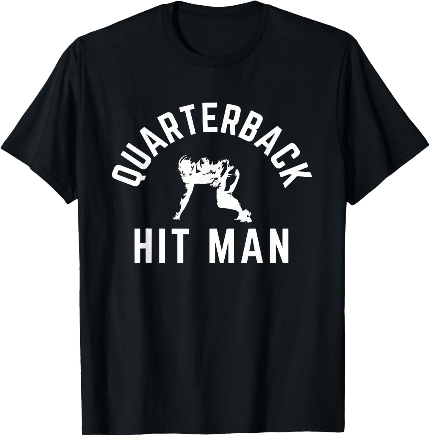 Motivational Football Linemen Gameday Quote for Lineman T-Shirt - T-Shirt | Black