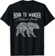National Parks USA - Bear - Born To Wander National Parks T-Shirt - T-Shirt | Black