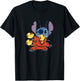 Disney Lilo & Stitch Experiment 626 Ready To Fight Portrait T-Shirt - T-Shirt | Black