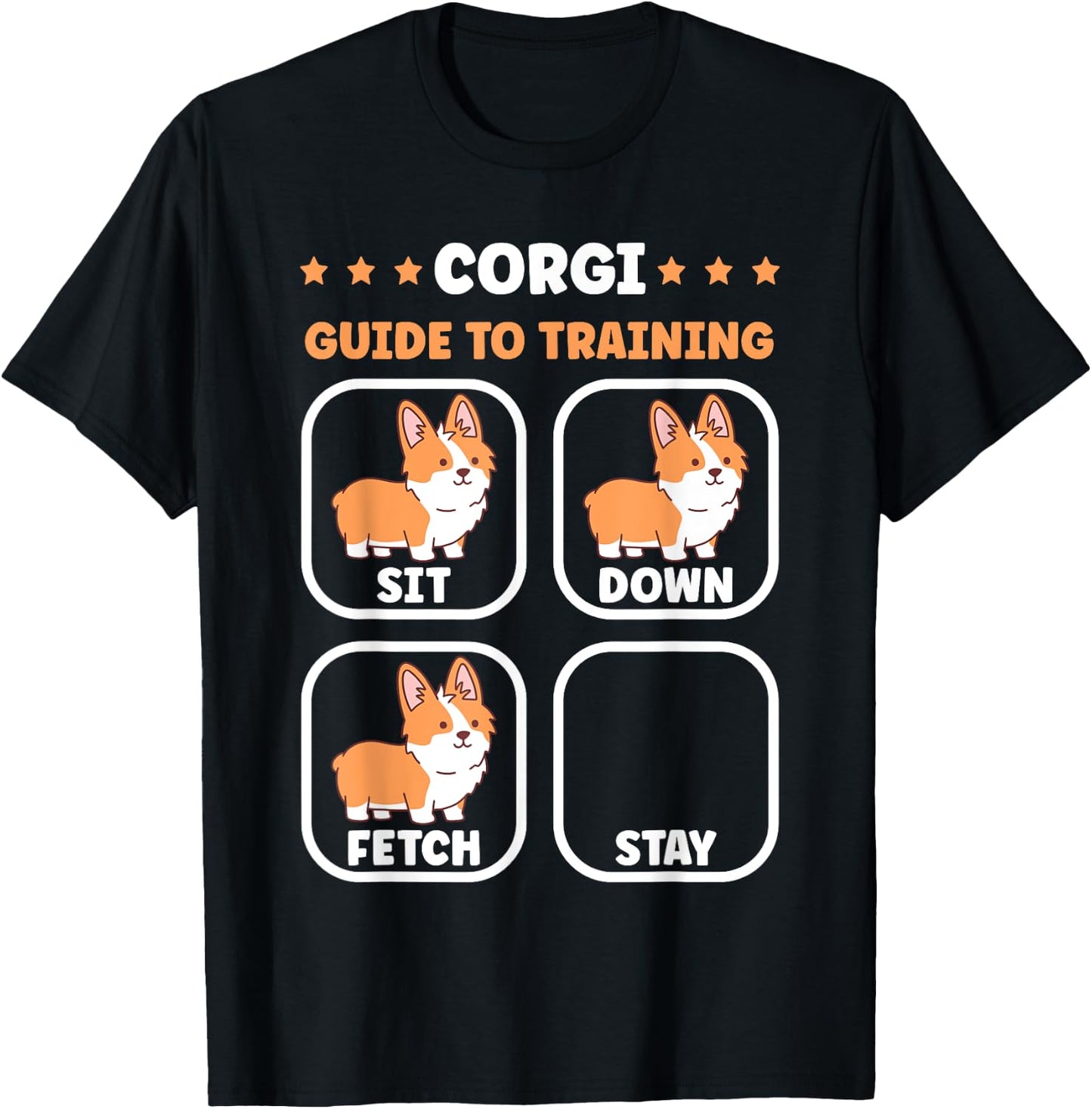 Funny Corgi Guide to trainig Dog Owner Corgi Women Girls Kids T-Shirt - T-Shirt | Black