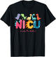 NICU Nurse ICU Neonatal Dinosaur Team Tiny Humans for T-Shirt - T-Shirt | Black