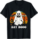 Halloween Photographer Vintage Say Boo T-Shirt - T-Shirt | Black