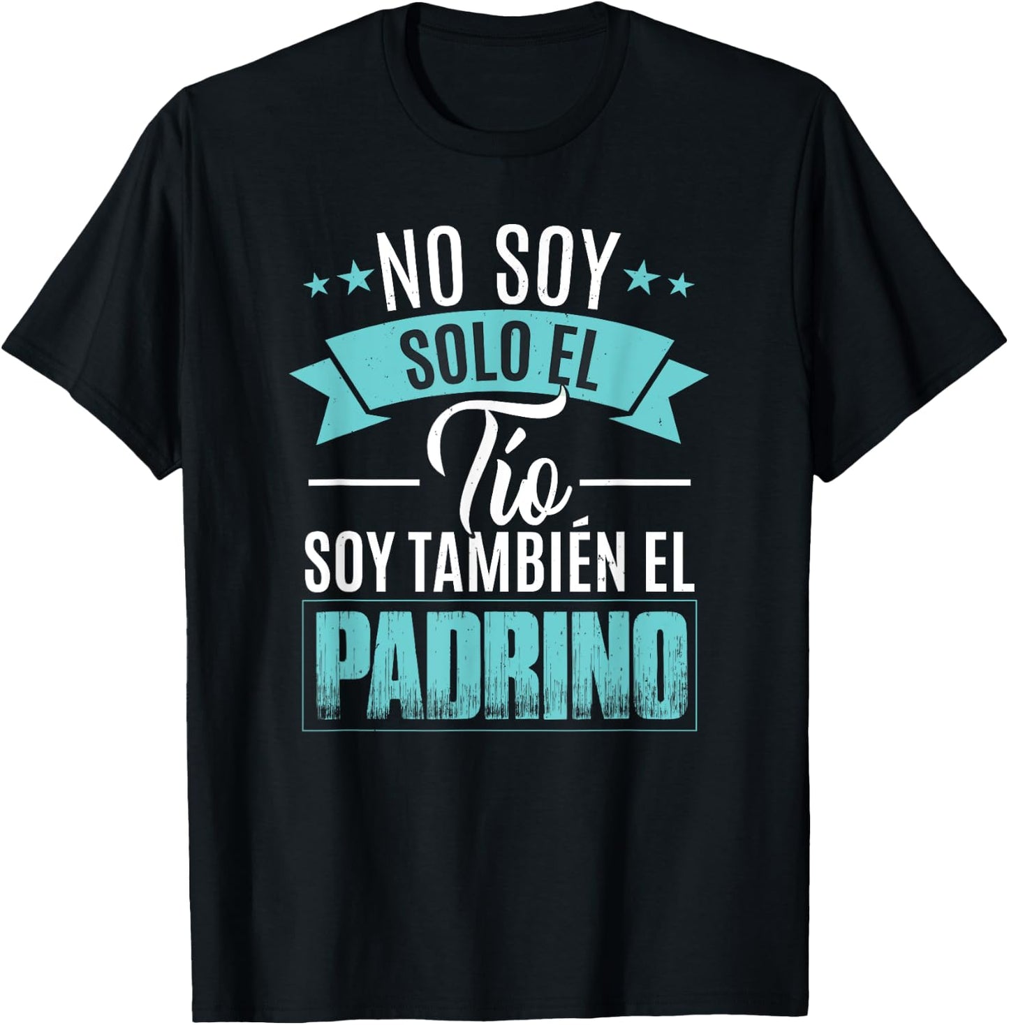 Tío Padrinos Bautizo T-Shirt - T-Shirt | Black