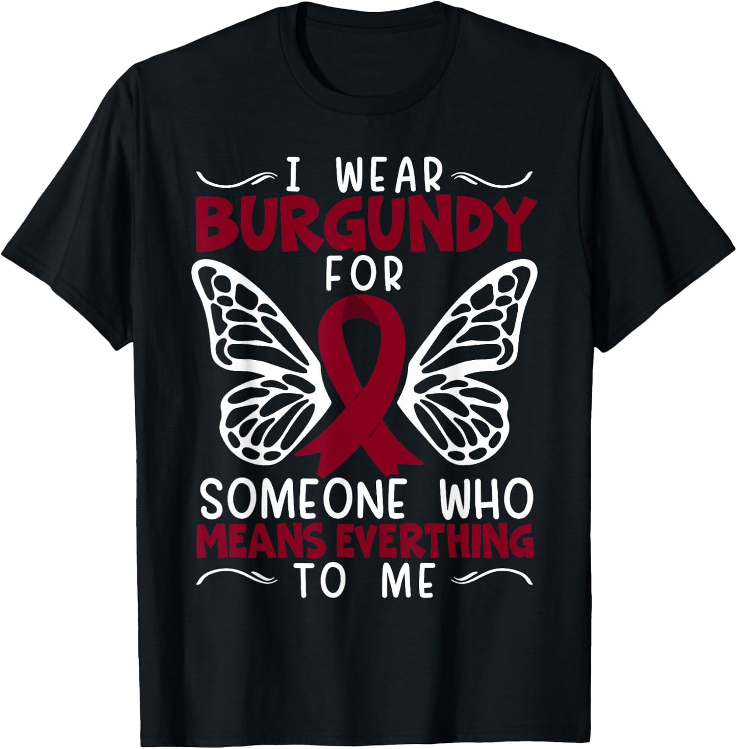 Multiple Myeloma Supporter Myeloma Cancer Awareness T-Shirt - T-Shirt | Black