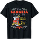 The Sangria Made Me Do It Design For A Sangria Party T-Shirt - T-Shirt | Black