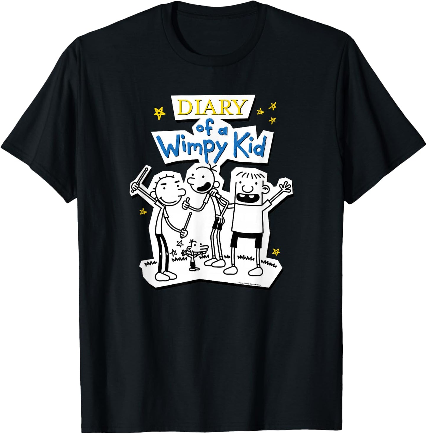 Diary of a Wimpy Kid Wimpy Kid Group Small T-Shirt - T-Shirt | Black