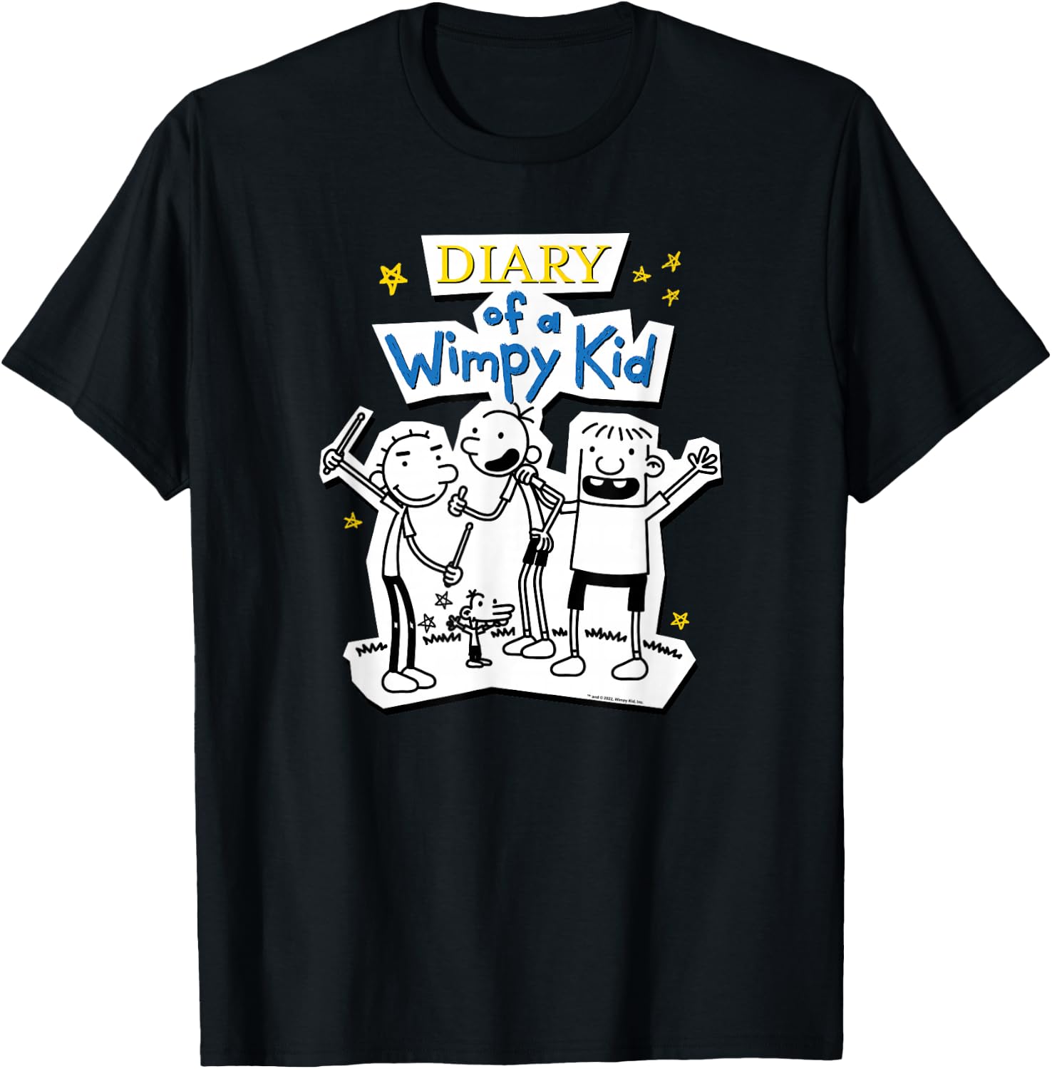 Diary of a Wimpy Kid Wimpy Kid Group Small T-Shirt - T-Shirt | Black