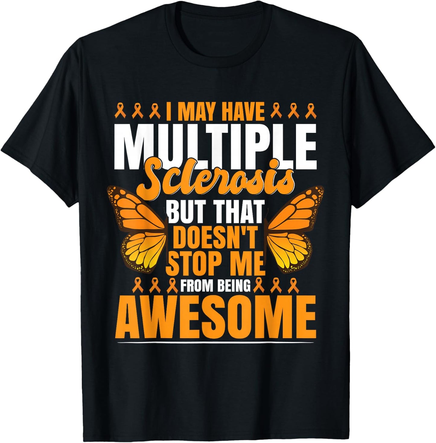 Multiple Sclerosis I Might Have MS T-Shirt - T-Shirt | Black