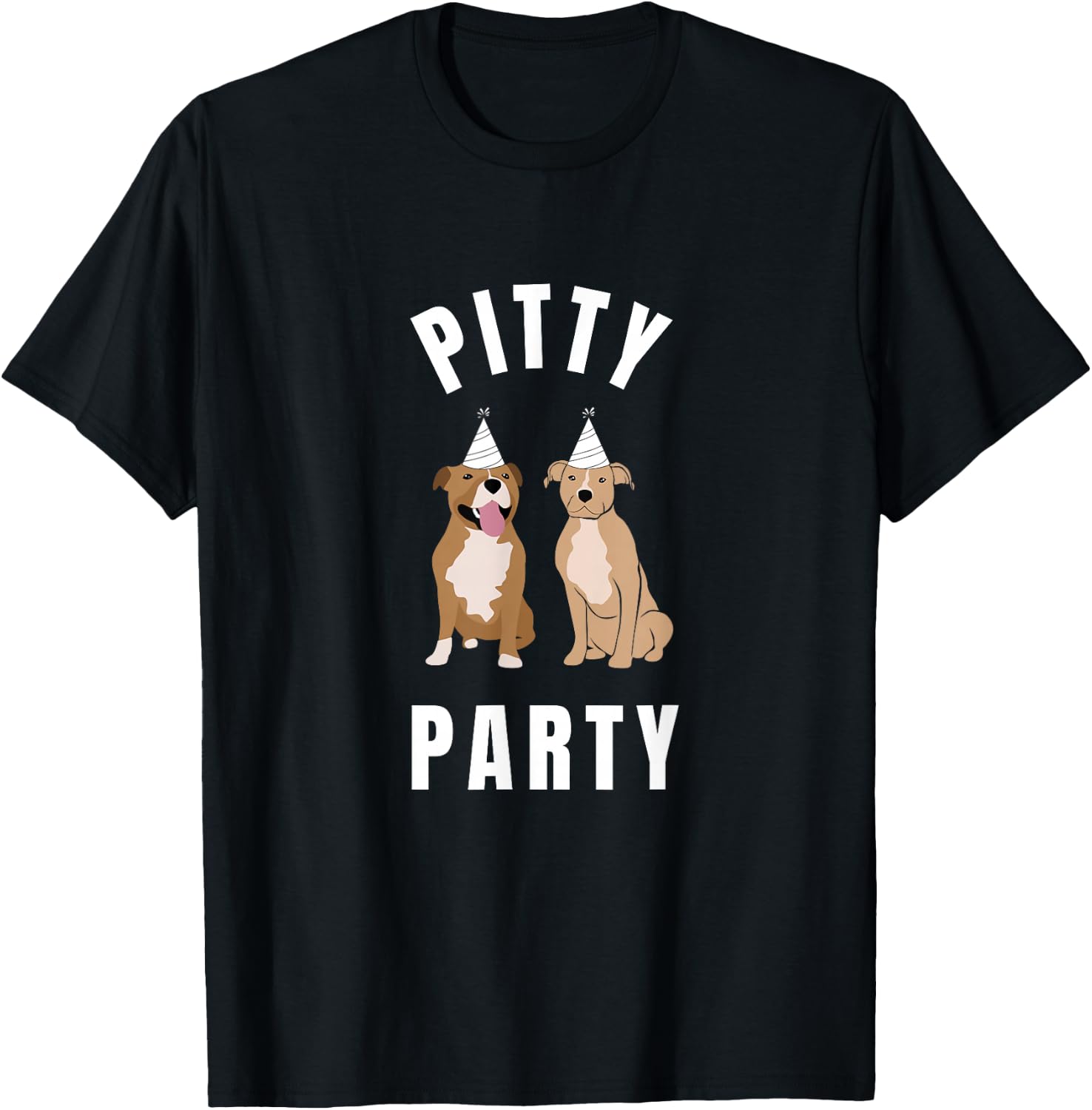 Pitty Party Pitbull Pit-Bull Cute Pit Bull Dog Owners T-Shirt - T-Shirt | Black