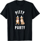 Pitty Party Pitbull Pit-Bull Cute Pit Bull Dog Owners T-Shirt - T-Shirt | Black