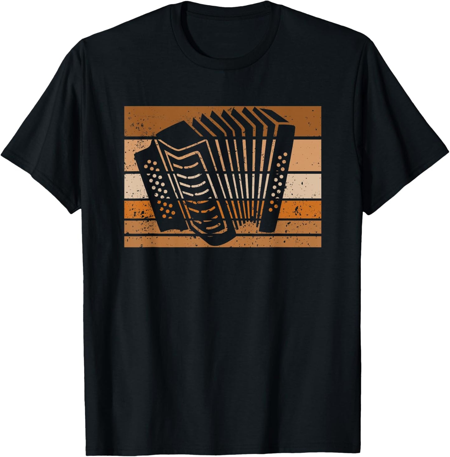 Accordion Styrian harmonica accordion player band polka T-Shirt - T-Shirt | Black