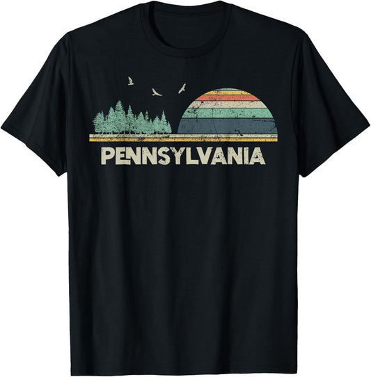 Pennsylvania Keystone State Philadelphia Pittsburgh T-Shirt - T-Shirt | Black