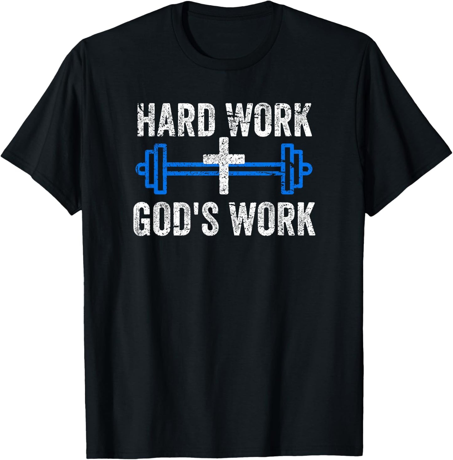 Faith Fitness Gym Jesus T-Shirt - T-Shirt | Black