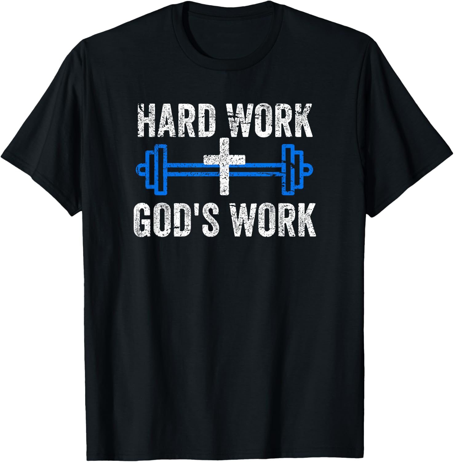 Faith Fitness Gym Jesus T-Shirt - T-Shirt | Black