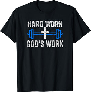 Faith Fitness Gym Jesus T-Shirt - T-Shirt | Black