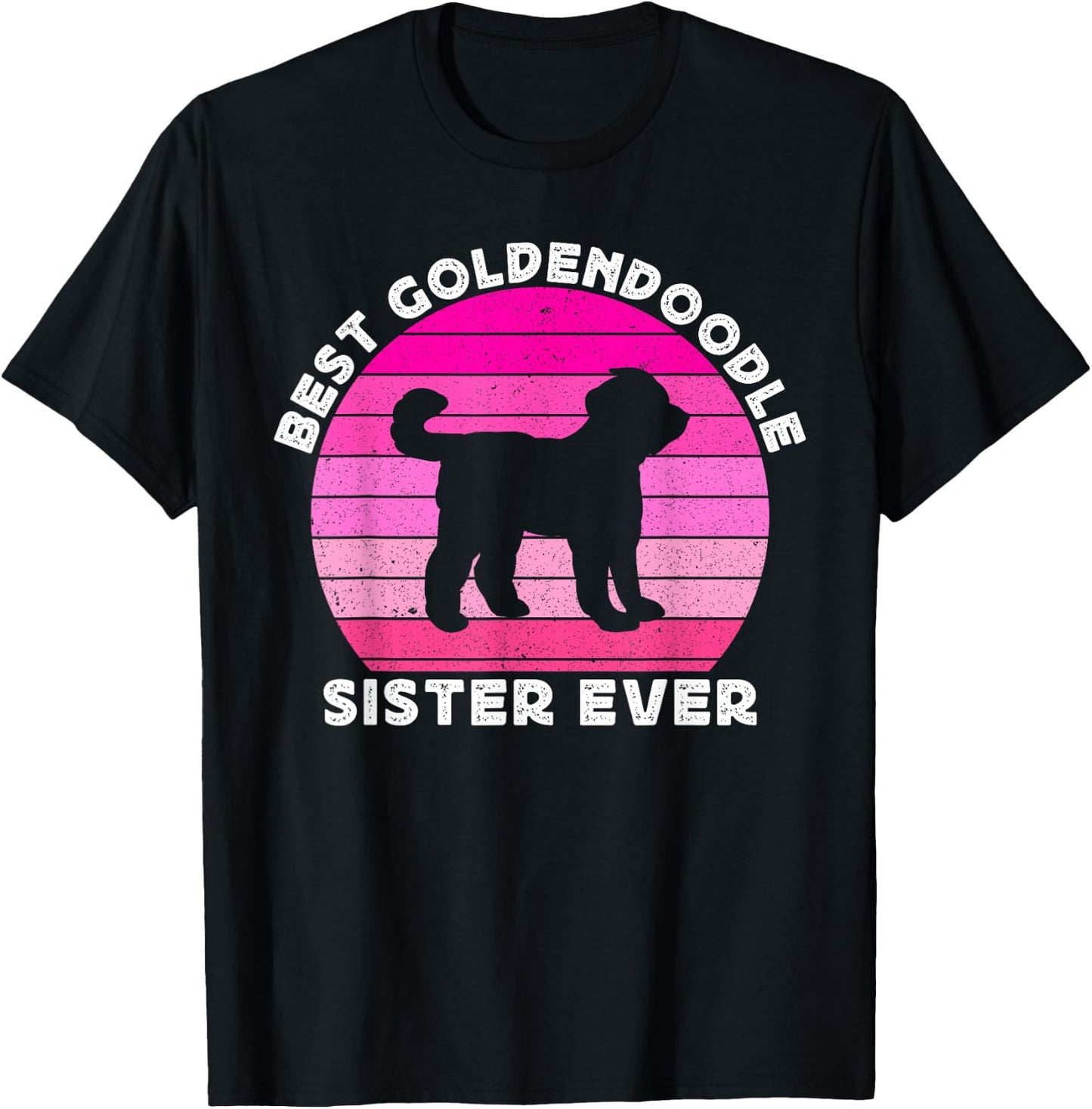 Goldendoodle Sister Sis Ladies Doodle Dog Girls T-Shirt - T-Shirt | Black