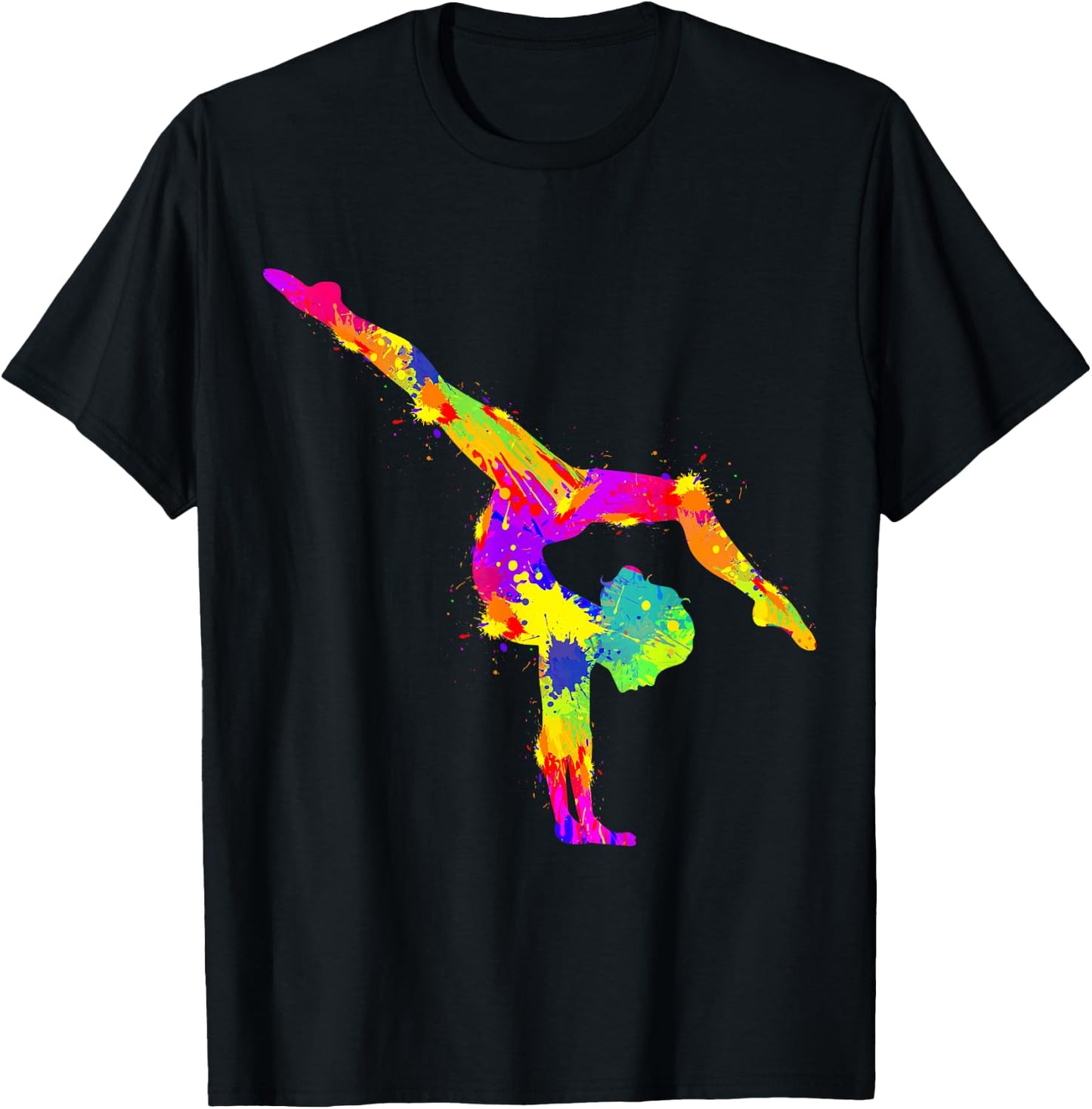 Gymnastics Gymnastics Women Girls Children T-Shirt - T-Shirt | Black