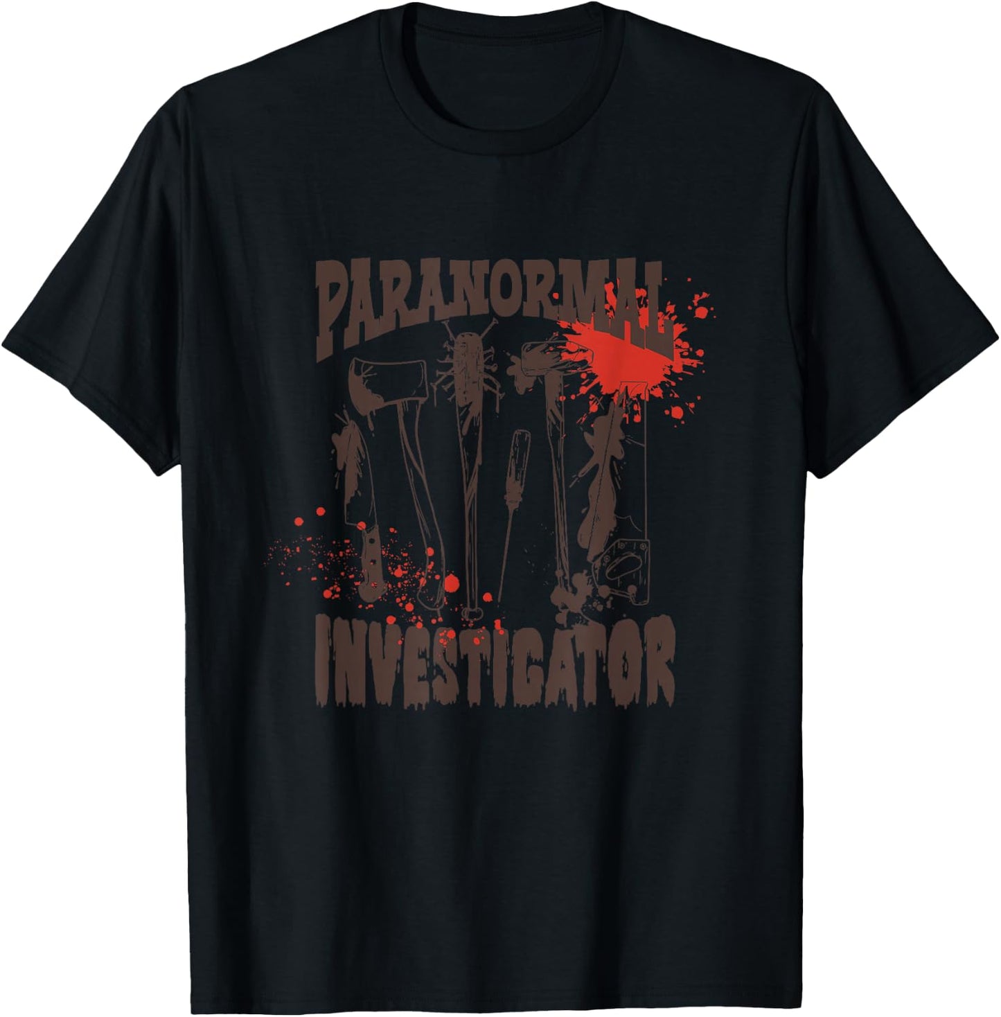 Ghost Hunting Paranormal Investigator T-Shirt - T-Shirt | Black