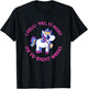 Unicorn Broken Arm I Fell Yes It Hurt for Girls T-Shirt - T-Shirt | Black