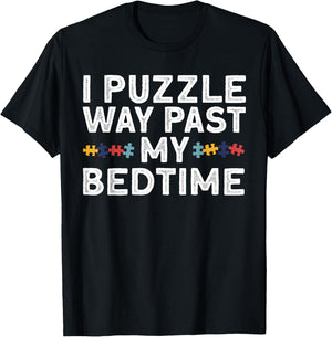 Funny Jigsaw Puzzle Women Puzzle Piece Puzzle Lovers T-Shirt - T-Shirt | Black