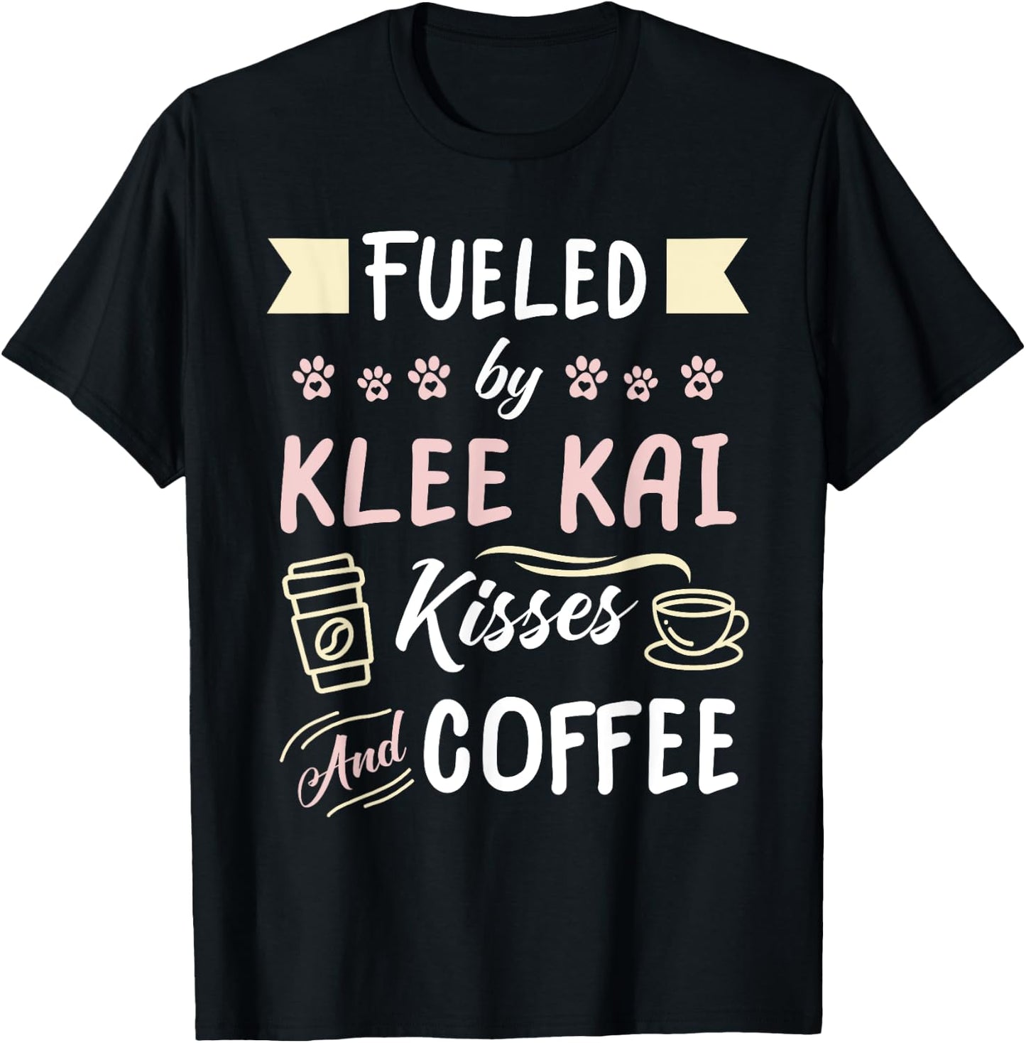Funny Alaskan Klee Kai Mom Coffee Lover T-Shirt - T-Shirt | Black
