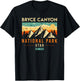 Bryce Canyon Est. 1928 Vintage Retro Utah National Park T-Shirt - T-Shirt | Black