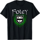 Foley Surname Irish Clan Tartan Badge Ireland T-Shirt - T-Shirt | Black