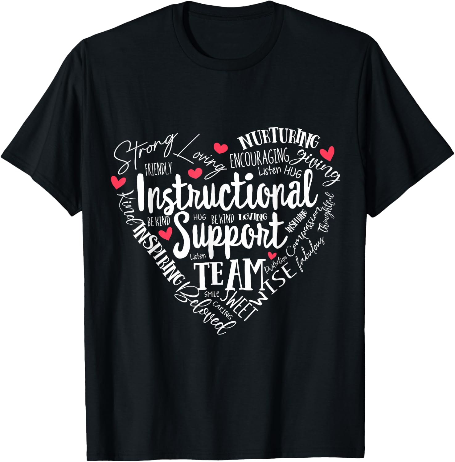 Instructional Coach Instructional Support Team Week T-Shirt - T-Shirt | Black