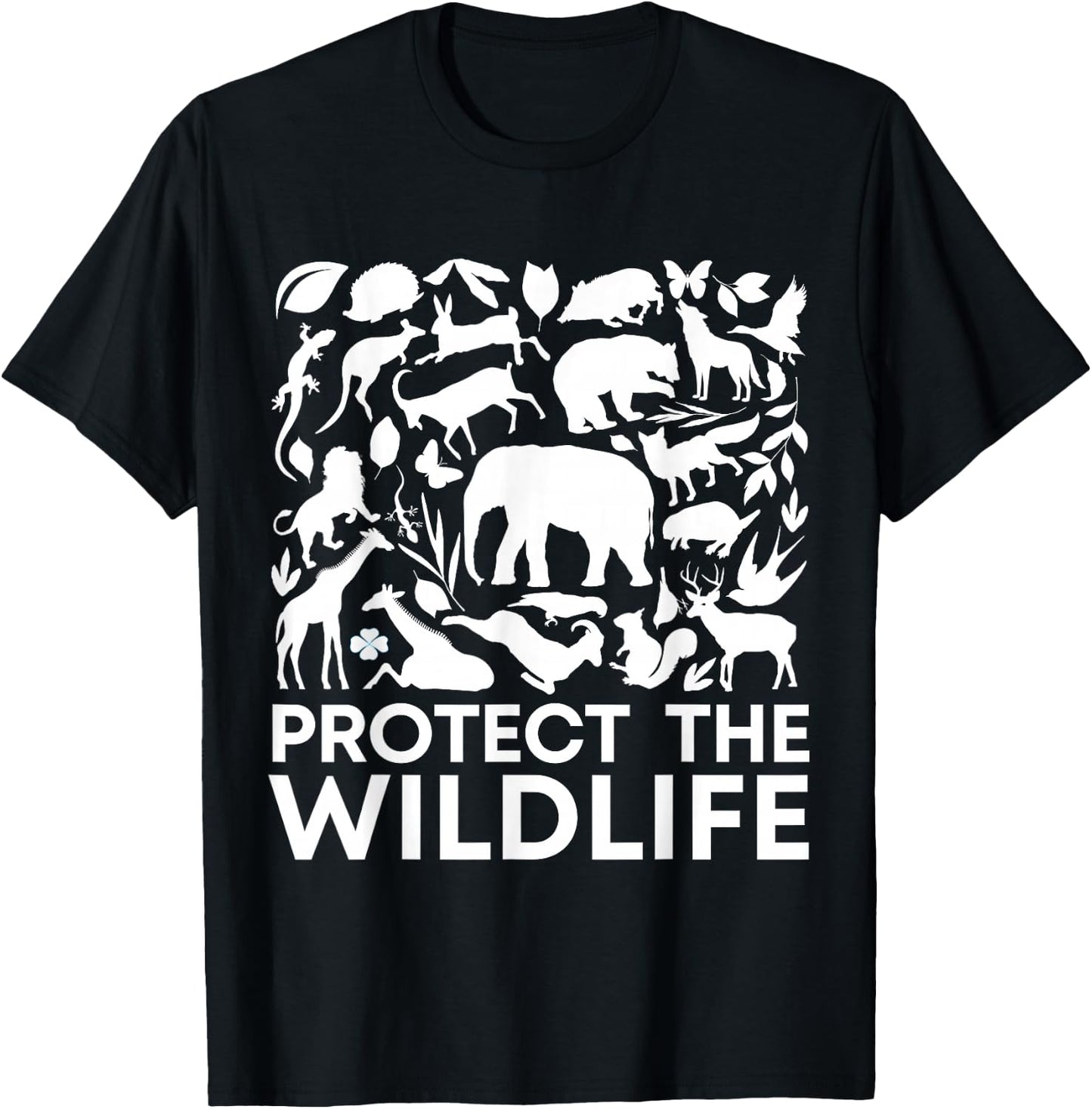 save the animals, Climate Change, Protect The Wildlife T-Shirt - T-Shirt | Black