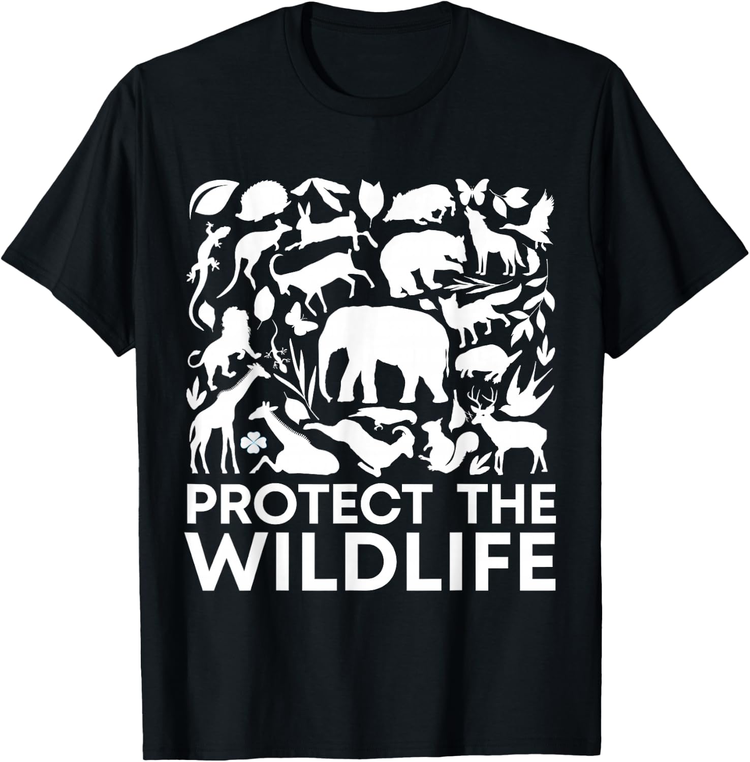 save the animals, Climate Change, Protect The Wildlife T-Shirt - T-Shirt | Black