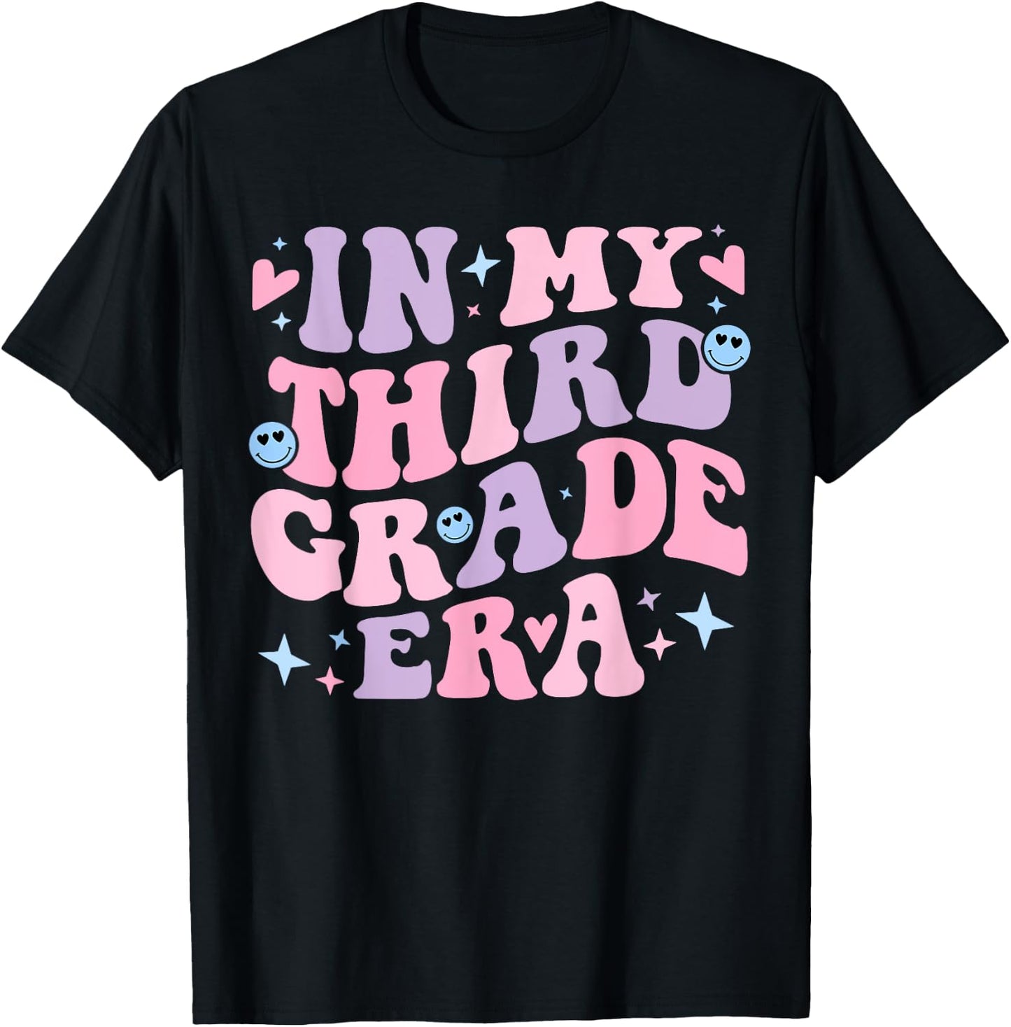 In My 3rd Grade Era Back to School in My Third Grade Era T-Shirt - T-Shirt | Black