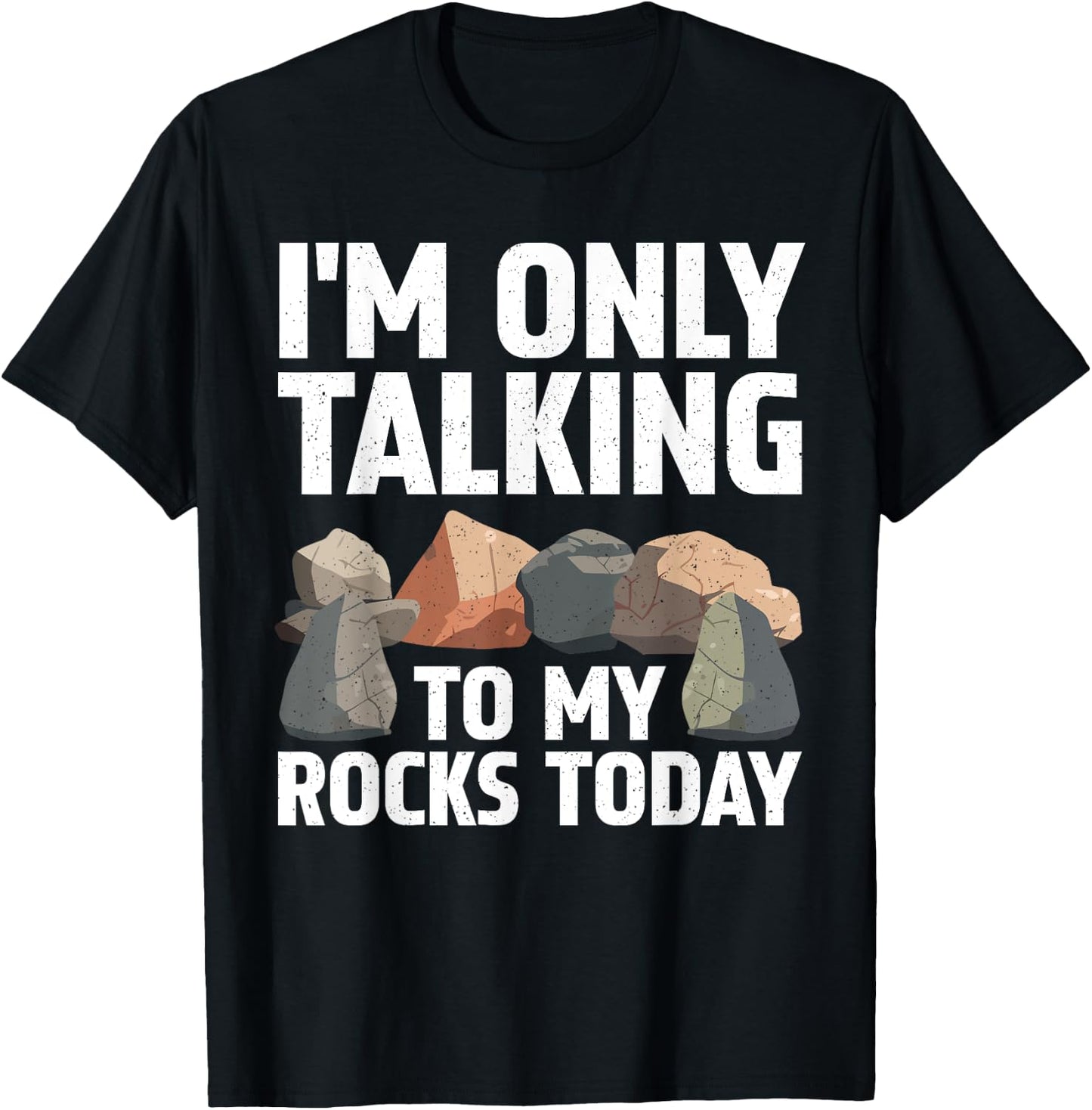Funny Geology Rock Hound Art Women Rockhound Lover T-Shirt - T-Shirt | Black