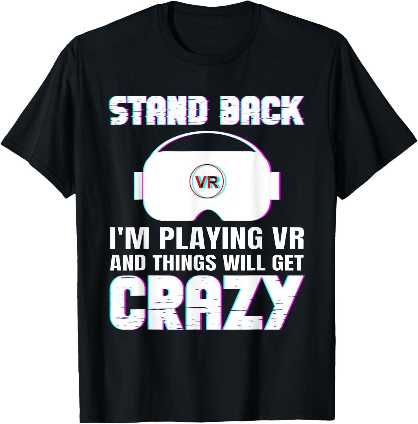 Funny VR Gaming Design Women Virtual Reality Lover T-Shirt - T-Shirt | Black