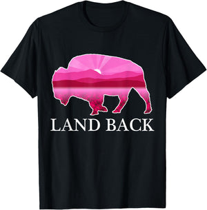 Land Back T-Shirt - T-Shirt | Black